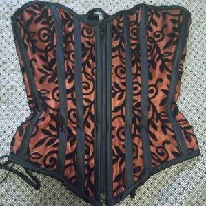 Unbranded lightweight corset bodice top small